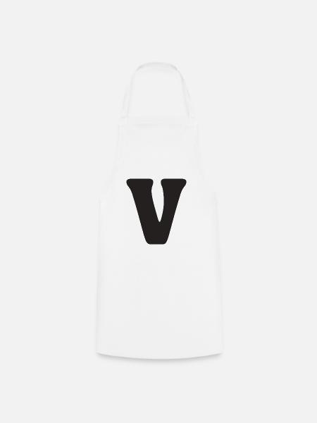 V - Kochschürze - Weiß