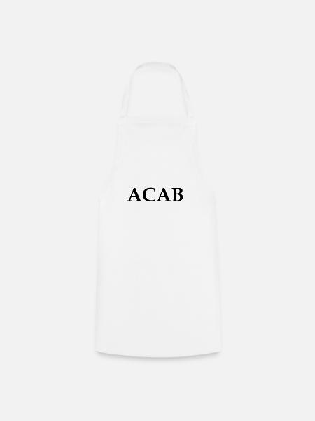 ACAB - Spongebozz - Kochschürze - Weiß
