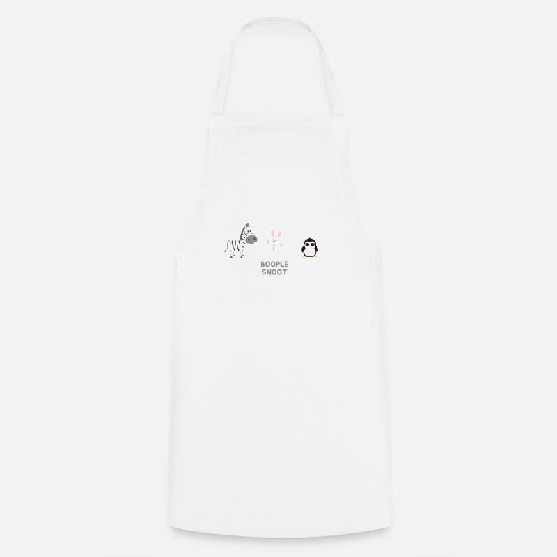 Zebra - Rabbit - Penguin or Tiger Pony .... - Cooking Apron - white