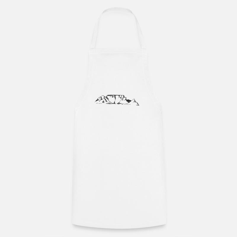 Afrique Table Mountain Cape Town Idée cadeau - Tablier de cuisine - blanc