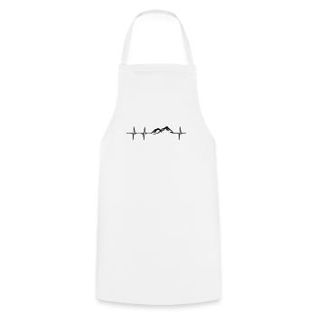 Berge T-Shirt Geschenk Idee Lustig Sprüche Liebe - Kochschürze - Weiß - Vorne - AI Model Male 185 dark (185cm)
