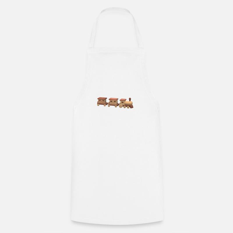 train - Tablier de cuisine - blanc