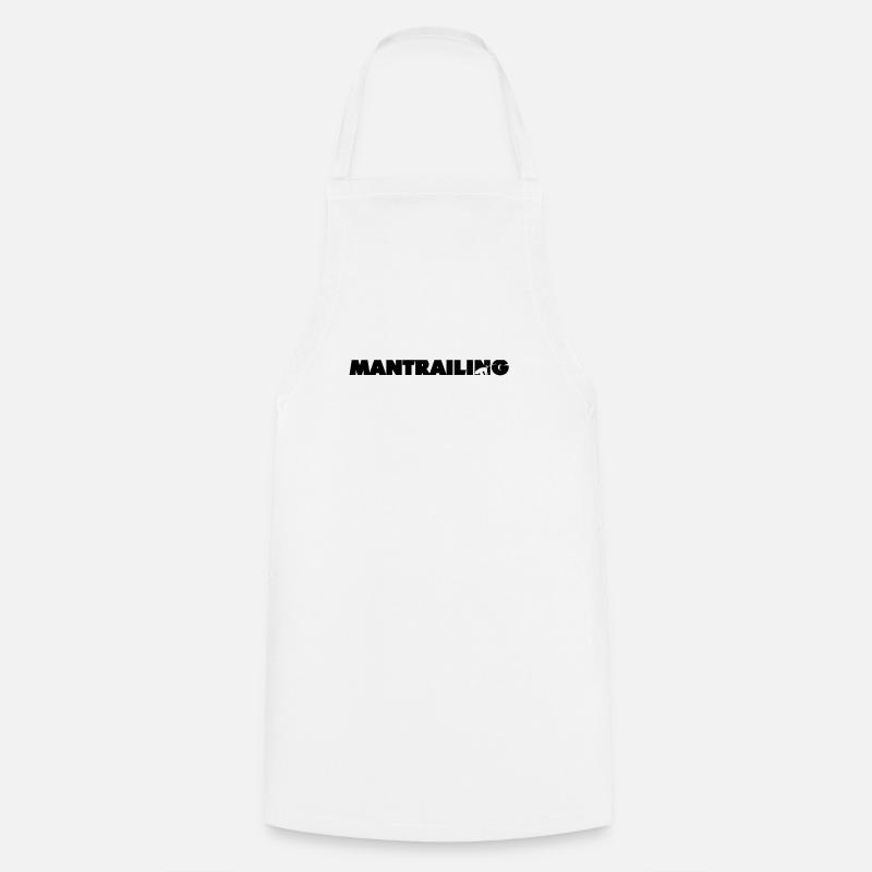 Mantrailing - Tablier de cuisine - blanc