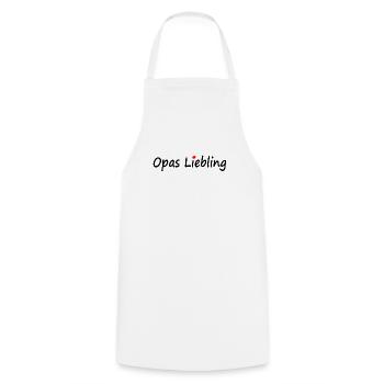 La chérie de grand-père - Tablier de cuisine - blanc - Devant - AI Model Male 185 dark (185cm)