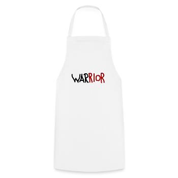 warrior - Cooking Apron - white - Front - AI Model Male 185 dark (185cm)