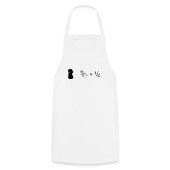 OH SNAP! shirt - Cooking Apron - white - Front - AI Model Male 185 dark (185cm)