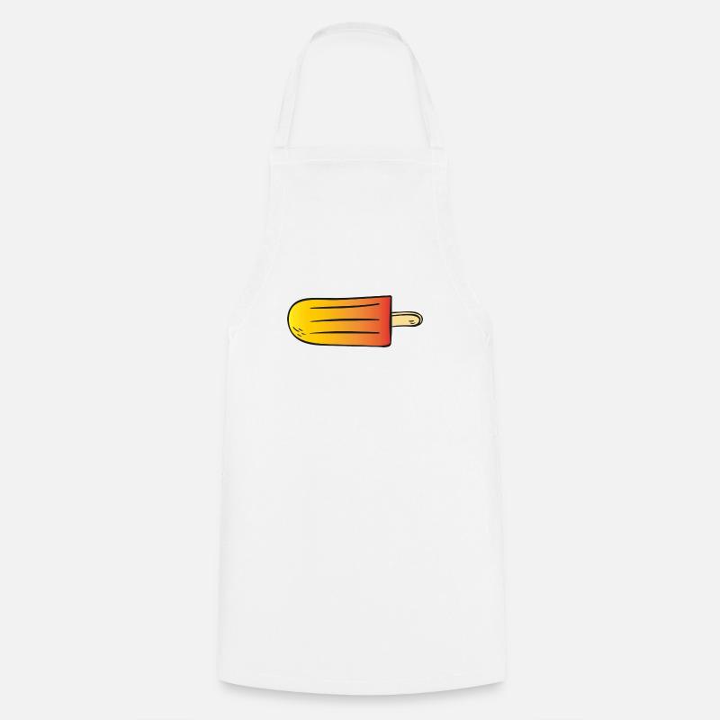 popsicle - Tablier de cuisine - blanc