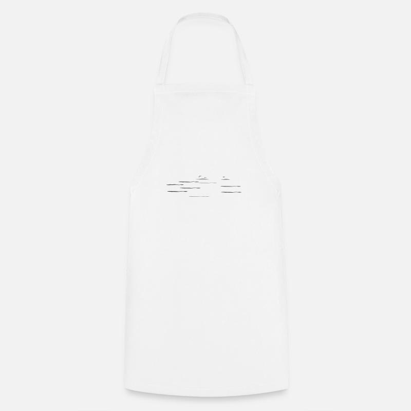 swans at night - Cooking Apron - white