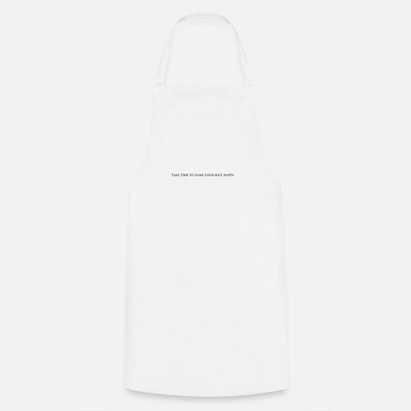 citation de méditation - Tablier de cuisine - blanc