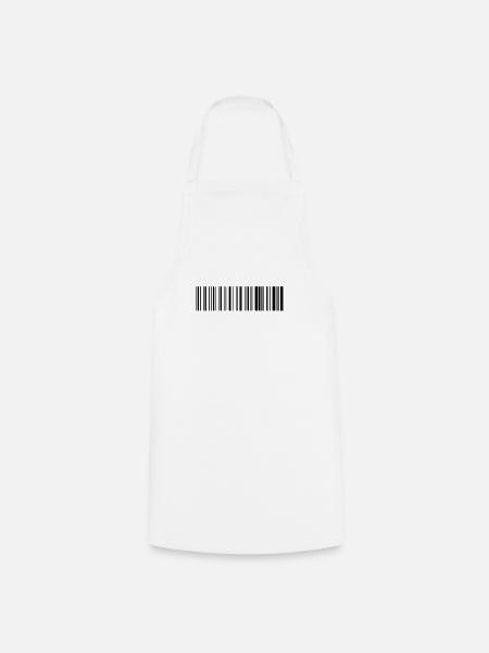 barcode. - Kochschürze - Weiß