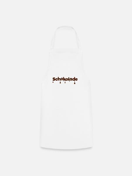 Schokolade - Kochschürze - Weiß