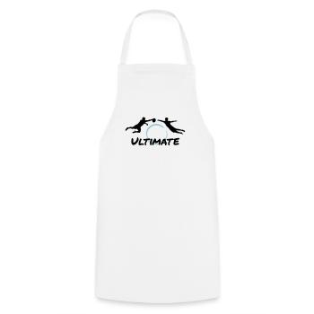 Ultimate Frisbee - Men - Tablier de cuisine - blanc - Devant - AI Model Male 185 dark (185cm)