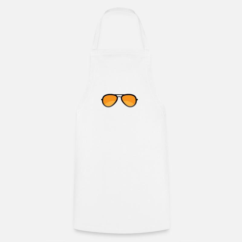 Sunglasses by Night Sunglasses / Gift Idea - Cooking Apron - white