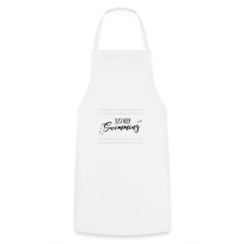 keep swimming - Tablier de cuisine - blanc - Devant - AI Model Male 185 dark (185cm)