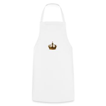 Couronne de fête triomphale - Tablier de cuisine - blanc - Devant - AI Model Male 185 dark (185cm)
