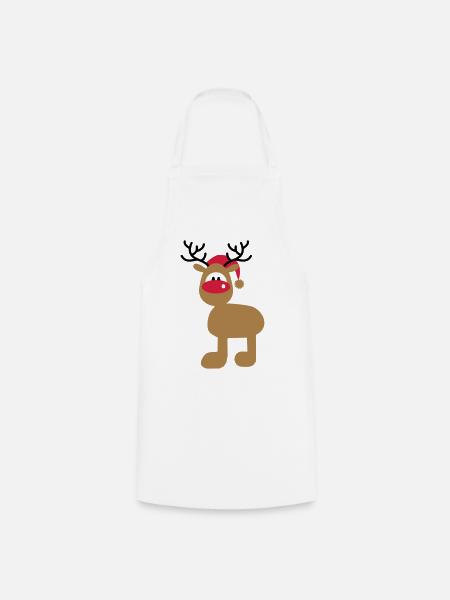 Christmas - Cooking Apron - white