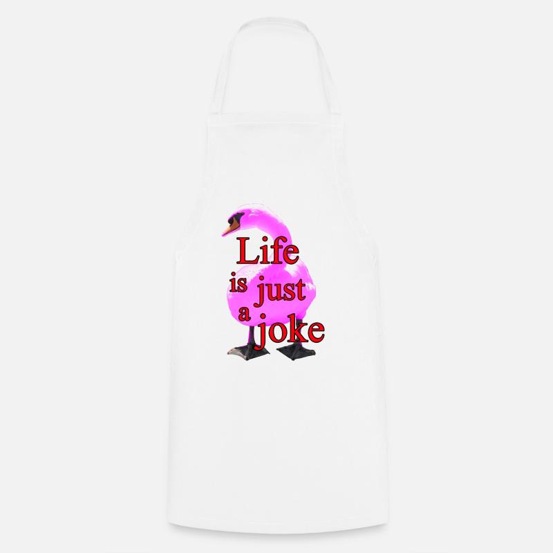 swan - Cooking Apron - white