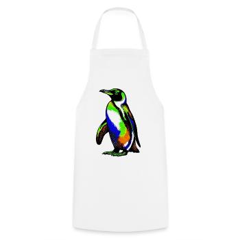 Pingouin - Tablier de cuisine - blanc - Devant - AI Model Male 185 dark (185cm)