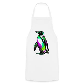 Pingouin - Tablier de cuisine - blanc - Devant - AI Model Male 185 dark (185cm)