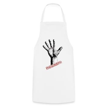 Calisthenics is strength - Cooking Apron - white - Front - AI Model Male 185 dark (185cm)