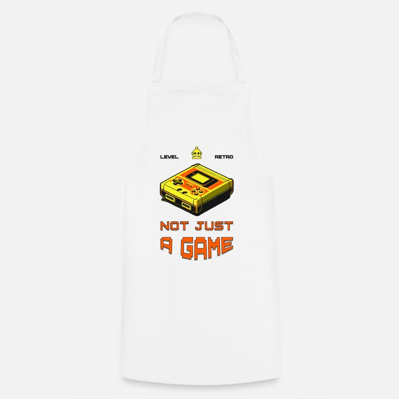 Le rétro n’est pas juste un jeu - Tablier de cuisine - blanc