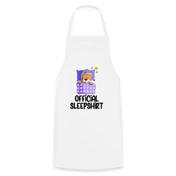 Drôle de dicton photo humour drôle idée idée cadeau - Tablier de cuisine - blanc - Devant - AI Model Male 185 dark (185cm)
