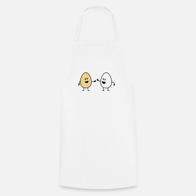 eggs - Cooking Apron - white