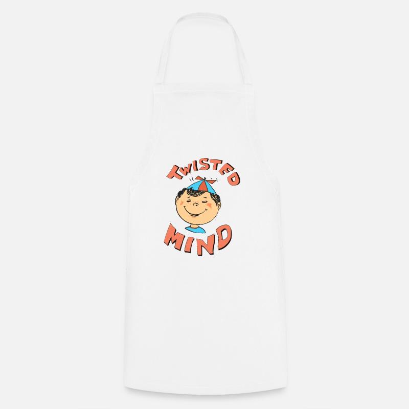 twisted mind - Cooking Apron - white