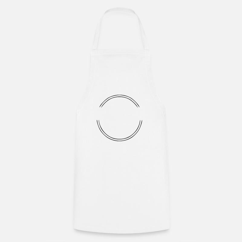 circle - Cooking Apron - white