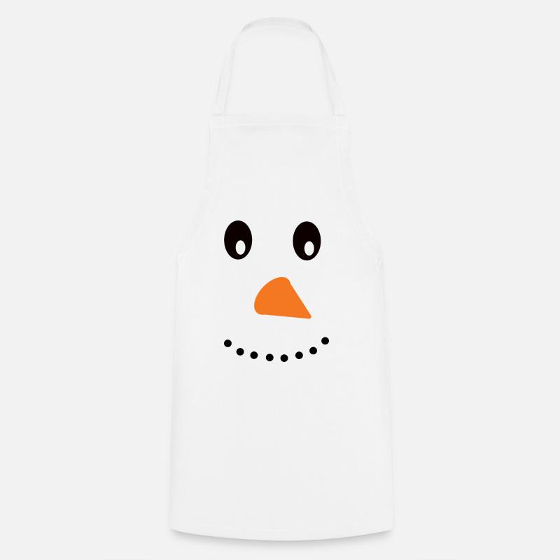 Schneemann - Kochschürze - Weiß