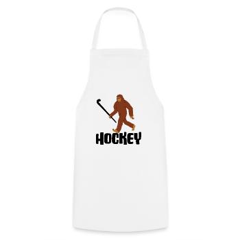 feldhockey hockey hockey sur gazon hockey-sauvage - Tablier de cuisine - blanc - Devant - AI Model Male 185 dark (185cm)