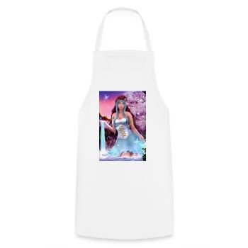 Mizuna - Moment magique - Tablier de cuisine - blanc - Devant - AI Model Male 185 dark (185cm)