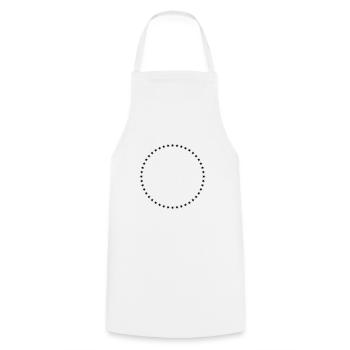 Star Circle Geometry - Cooking Apron - white - Front - AI Model Male 185 dark (185cm)
