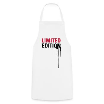 Limited Edition - Cooking Apron - white - Front - AI Model Male 185 dark (185cm)