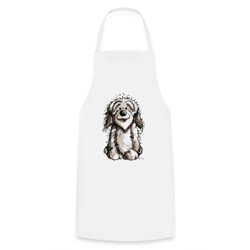 Sweet Havanese Dog - Dogs - Puppy - Cooking Apron - white - Front - AI Model Male 185 dark (185cm)