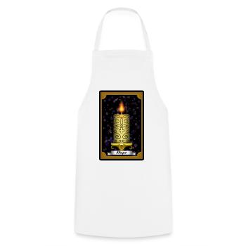 Carte de Tarot "Hope" - Tablier de cuisine - blanc - Devant - AI Model Male 185 dark (185cm)