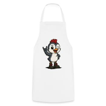Punk Rock Polar - Kochschürze - Weiß - Vorne - AI Model Male 185 dark (185cm)