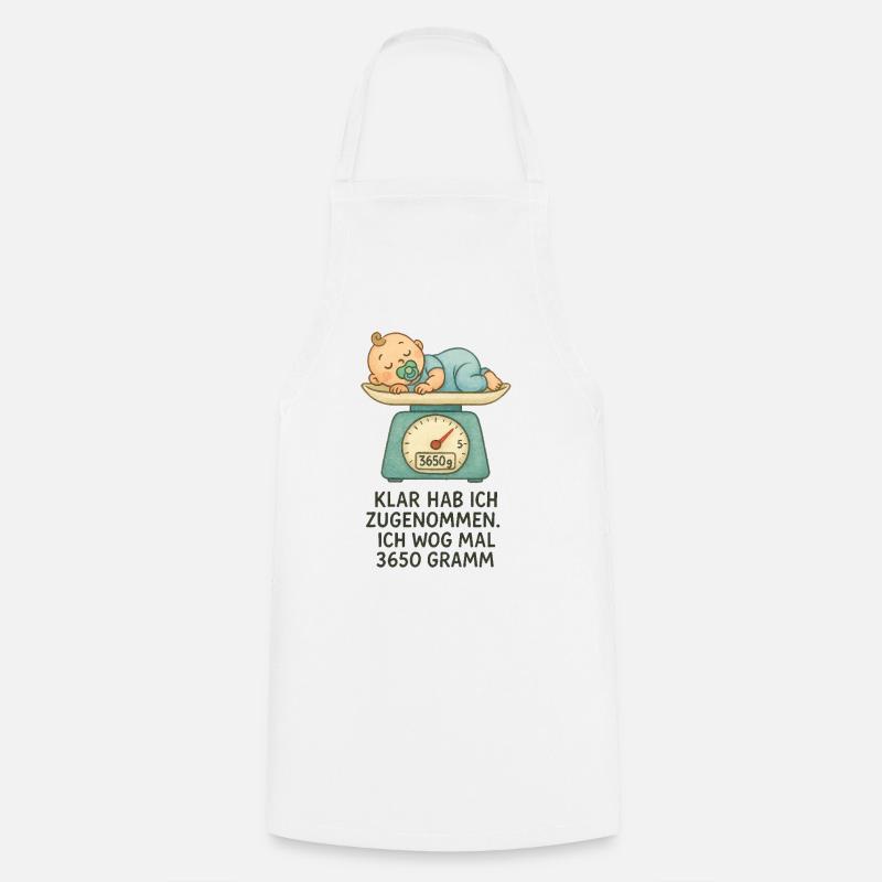 Augmenté? - Tablier de cuisine - blanc