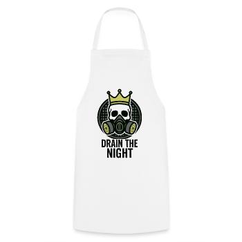 Underground - Skeleton King - Drain the night - Cooking Apron - white - Front - AI Model Male 185 dark (185cm)