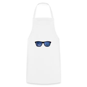 Lunettes de soleil Vacances Heure d’été - Tablier de cuisine - blanc - Devant - AI Model Male 185 dark (185cm)