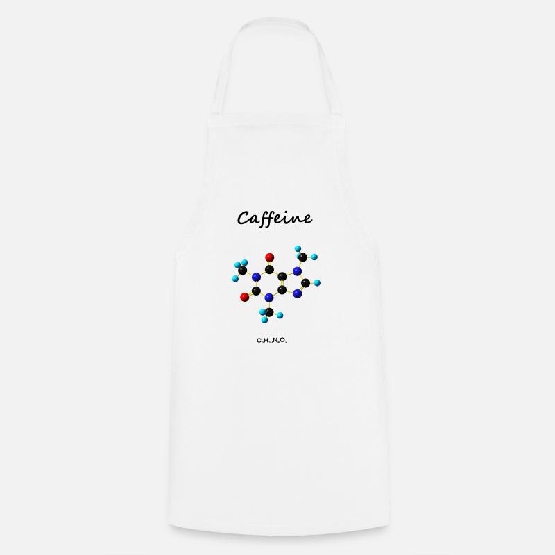 Caffeine - Tablier de cuisine - blanc