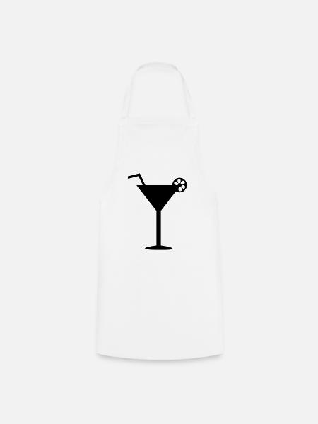Cocktail - Kochschürze - Weiß