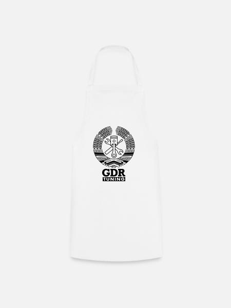 GDR Tuning Coat of Arms 1c - Cooking Apron - white