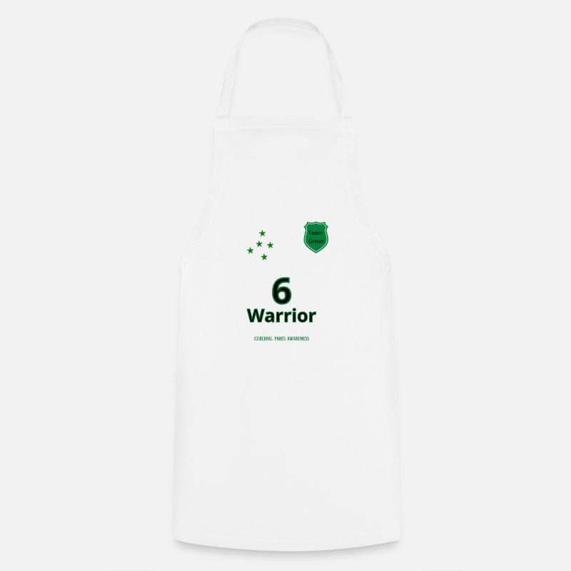 Équipe verte - Tablier de cuisine - blanc