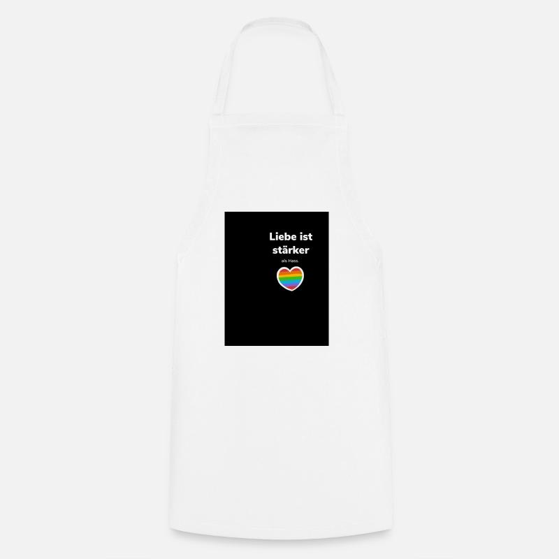 Design ohne Titel 7 - Kochschürze - Weiß