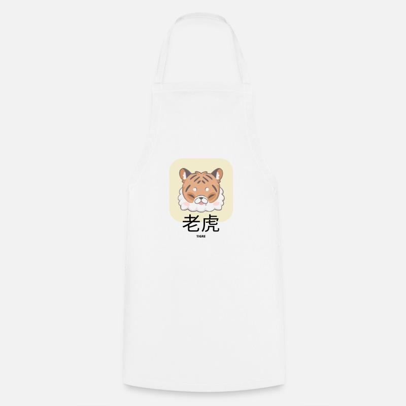 Tigre Mignon - Tablier de cuisine - blanc