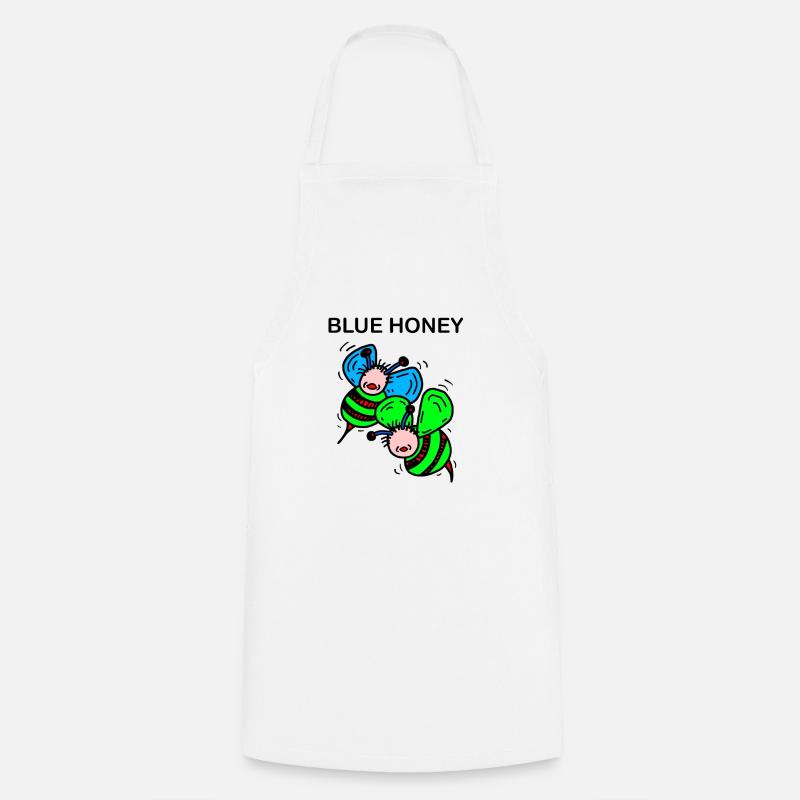 Bees - Cooking Apron - white