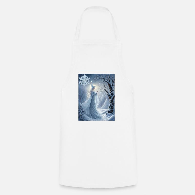Winter's second youngest daughter is called Crystal - Cooking Apron - white