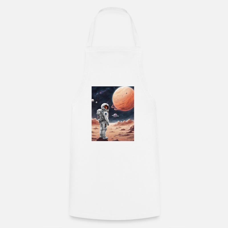 Space Astronaut - Cooking Apron - white