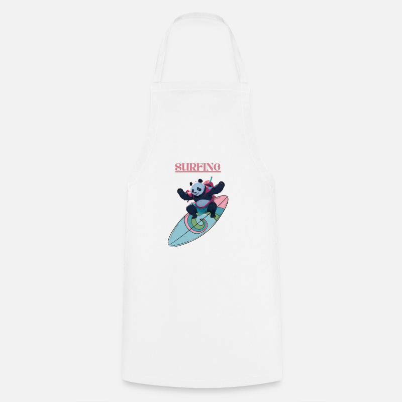 Surfing - Cooking Apron - white